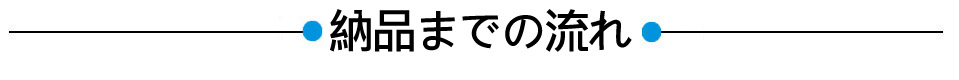 納品までの流れ